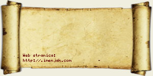 Una Stamenić vizit kartica